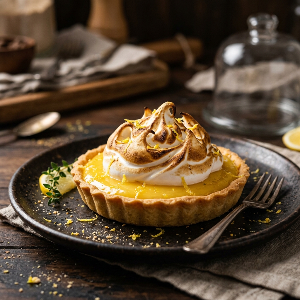 Lemon meringue celebration tart